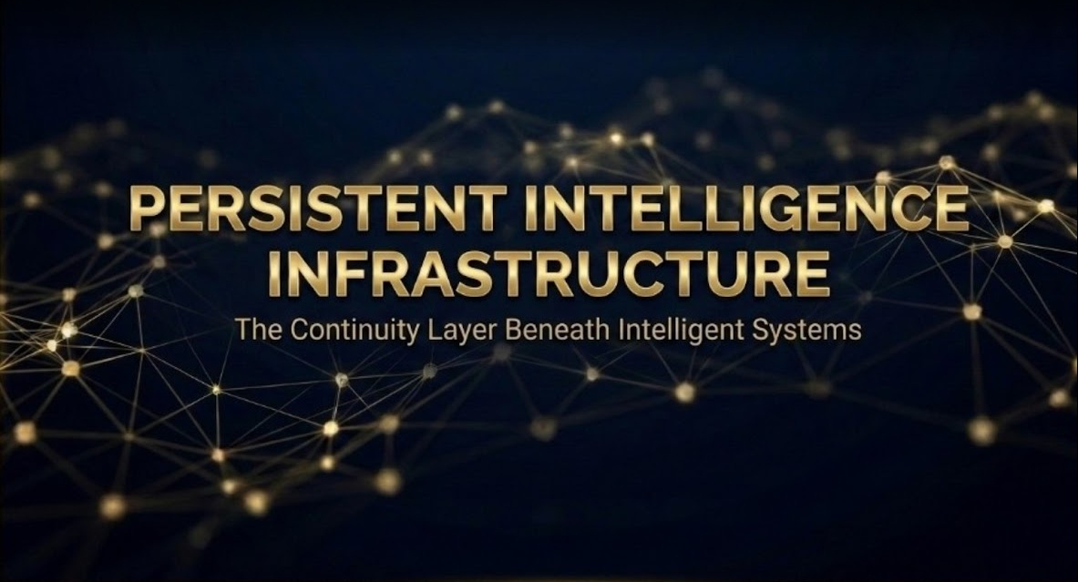 Persistent Intelligence Infrastructure. The Continuity Layer Beneath Intelligent Systems.
